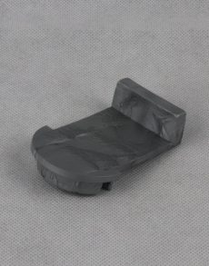 Smart Step Randhalter 50 mm / 8 mm, basalt in versetzter Ansicht auf weissem Hintergrund